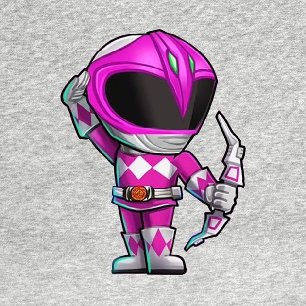 pink ranger by mprokolo corgi